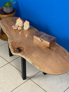 Coffee side table Silky Oak handmade in Australia