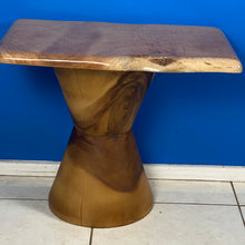 Load image into Gallery viewer, Bedside side Table- Live Edge Silky Oak Australian Timber
