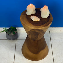 Load image into Gallery viewer, Side Table hourglass shaped bedside side drinks bedside table
