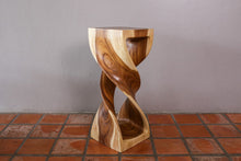 Load image into Gallery viewer, Double Twist stool side table Acacia wood Side Table/Corner Table Bar stool-76 cm height
