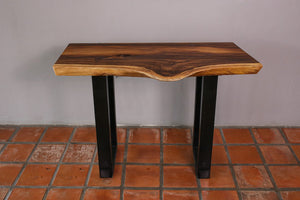 Console Table Live Edge Raintree Wood 100 cm