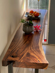 Hallway Table console, large 1.8 Meter 180 cm length 100% unique designed  by nature._Table OS36