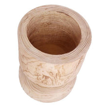 Load image into Gallery viewer, Side timber drinks Table, Stool or Plant pot of Paulownia wood - Mushroom hourglass design_Model18
