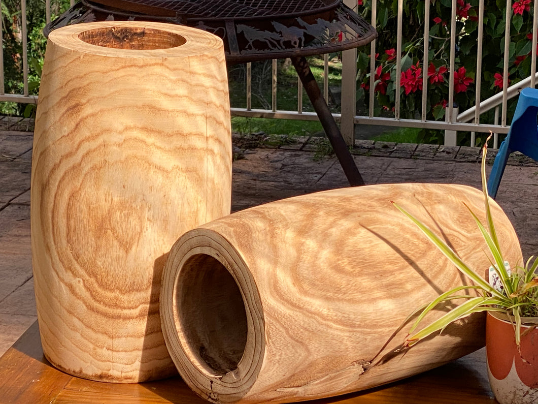 Wooden Stool or Pot Holder Side table- set of 2 (TWO Pots)
