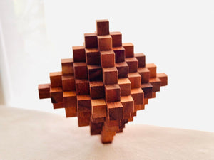 Brainteaser puzzle- extreme Jumbo 51-piece Pagoda interlocking Puzzle-awesome gift for Smart Dads