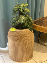 Load image into Gallery viewer, Side timber drinks Table, Stool or Plant pot of Paulownia wood design_Model04
