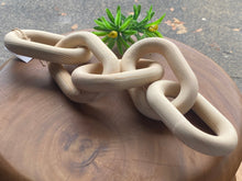 Load image into Gallery viewer, Chain feature homeware Natural Wooden Chain 5-Link
