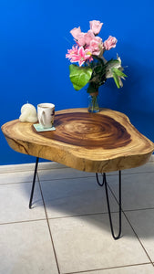 Wood Round Coffee Table, generous 94cm diameter