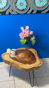 Wood Round Coffee Table, generous 94cm diameter