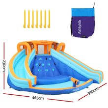 Load image into Gallery viewer, Kids Inflatable Pool Water Double Slide Park Jumping Castle 465X390CM
