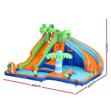 Load image into Gallery viewer, AirMyFun Kids Inflatable Pool Water Double Slide Park Jumping Castle 465X430CM
