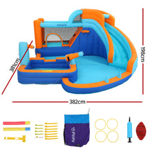 Load image into Gallery viewer, Kids Inflatable Pool Water Slide Park Jumping Castle Bounce 382X381CM
