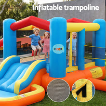Load image into Gallery viewer, Keezi Inflatable Kids Pool Play Park Jumping Castle Volleyball Net with Blower Balls 4mx4.37m
