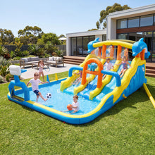 Load image into Gallery viewer, Keezi Inflatable Splash Kids Pool Water Slide Park with Blower 4m x 5.65m
