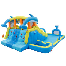 Load image into Gallery viewer, Keezi Inflatable Splash Kids Pool Water Slide Park with Blower 4m x 5.65m
