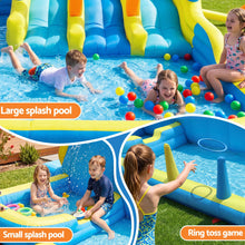 Load image into Gallery viewer, Keezi Inflatable Splash Kids Pool Water Slide Park with Blower 4m x 5.65m
