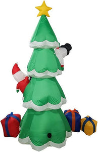 Christmas Inflatable Santa, snow man and Christmas Tree 2.1m Inflatable with LED lights