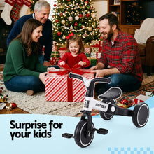 Load image into Gallery viewer, RIGO Tricycle Bike, Kids Bike with 3 wheels, Carbon Steel 70cm White
