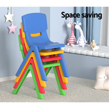 Load image into Gallery viewer, Keezi 9PCS Kids Table and Chairs Set Children Study Desk Furniture Plastic 8 Chairs
