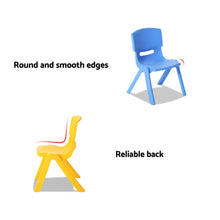 Load image into Gallery viewer, Keezi 9PCS Kids Table and Chairs Set Children Study Desk Furniture Plastic 8 Chairs

