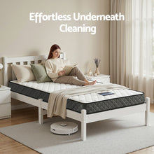 Load image into Gallery viewer, Giselle Single Mattress and Artiss Bed Frame Set White Solid Pine with 16cm Mattress
