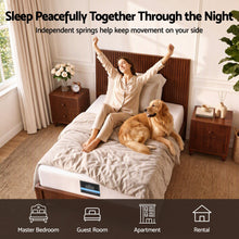Load image into Gallery viewer, Giselle 25cm Single Hybrid Mattress Soft Knitted Fabric Edge Support Gel Foam
