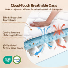 Load image into Gallery viewer, Giselle 30cm Single Spring Mattress Tencel Cover 5-Zone Firm Back Support
