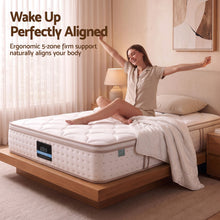 Load image into Gallery viewer, Giselle 30cm Single Spring Mattress Tencel Cover 5-Zone Firm Back Support
