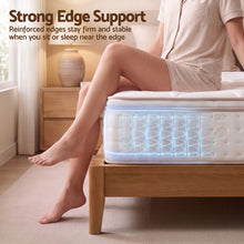 Load image into Gallery viewer, Giselle 30cm Single Spring Mattress Tencel Cover 5-Zone Firm Back Support
