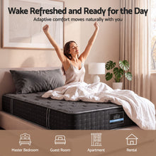Load image into Gallery viewer, Giselle Single Reversible Spring Mattress Cashmere Cover Gel Foam Firm 35cm
