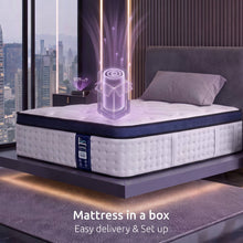 Load image into Gallery viewer, Levitex 35CM Single Mattresses Gel Memory Foam and 7-Zone Ergonomic Pocket Spring, Anti-Roll Dual-Row Edge, Triple Cooling System for Hot Sleepers
