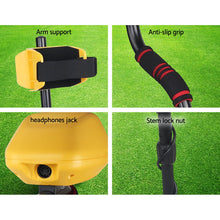 Load image into Gallery viewer, Metal Detector 180MM Deep Sensitive Water Resistant Treasure Hunter Gold Digger Yellow
