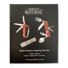 Load image into Gallery viewer, Men&#39;s Republic Camping Multifunction Tool Set and Torch
