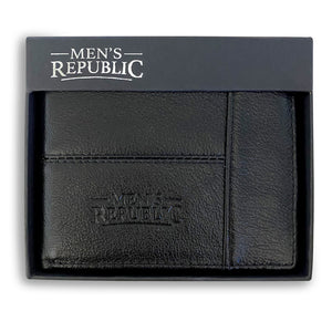 Fathers Day Gift Men's Republic Travel Wallet Black