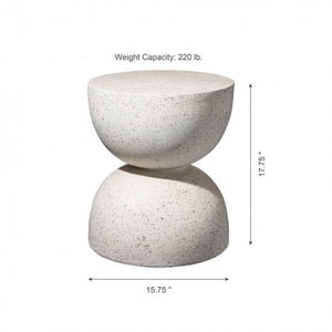 Outdoor furniture Nordic Hourglass Imitation Terrazzo Small Side Table Ins Coffee Table Coffee Table Creative Round Small Side Table