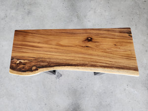 Console Table Live Edge Raintree Wood 100 cm