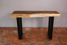 Load image into Gallery viewer, Console Table Live Edge Wood 120cm
