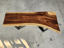 Load image into Gallery viewer, Console Table Live Edge Wood 120cm
