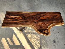 Load image into Gallery viewer, Console Table Live Edge Wood 120cm
