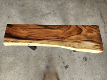 Load image into Gallery viewer, Console Table Live Edge Raintree Wood 150cm
