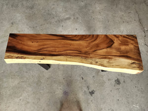 Console Table Live Edge Raintree Wood 150cm