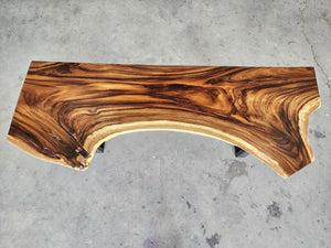 Console Table Live Edge Raintree Wood 150cm