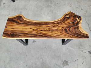 Console Table Live Edge Raintree Wood 150cm