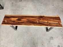 Load image into Gallery viewer, Bench seat or low set console table, hallway table Raintree Wood 1.8 Meter 180cm Model 0s36
