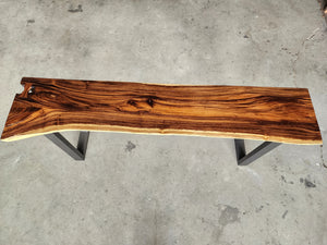 Bench seat or low set console table, hallway table Raintree Wood 1.8 Meter 180cm Model 0s37