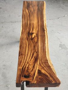 Side table Raintree Wood Console Table, Hallway Table 1.8 Meter 180cm single piece of Raintree wood