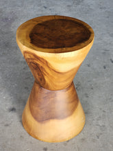 Load image into Gallery viewer, Side Table hourglass shaped bedside side drinks bedside table
