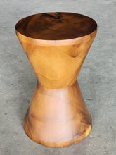 Load image into Gallery viewer, Side Table hourglass shaped bedside side drinks bedside table
