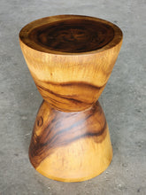 Load image into Gallery viewer, Side Table hourglass shaped bedside side drinks bedside table
