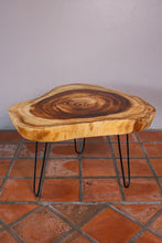 Load image into Gallery viewer, Round Raintree Wood Live Edge Coffee Table
